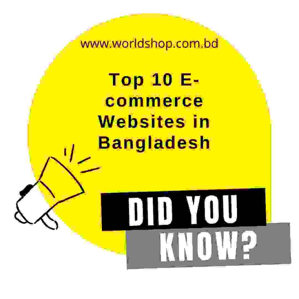 Top 10 E-commerce Websites in Bangladesh