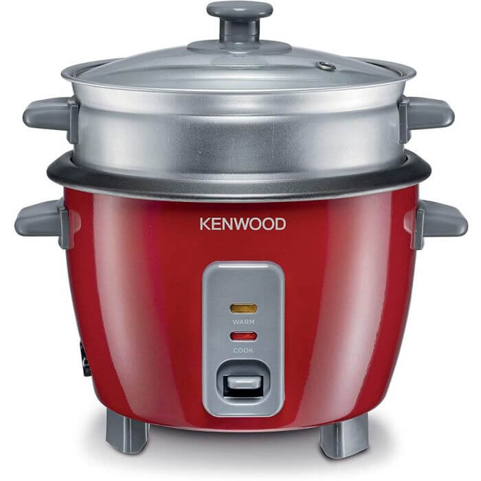 KENWOOD 2 IN 1 RICE 0.60 LTR COOKER WITH STEAMER