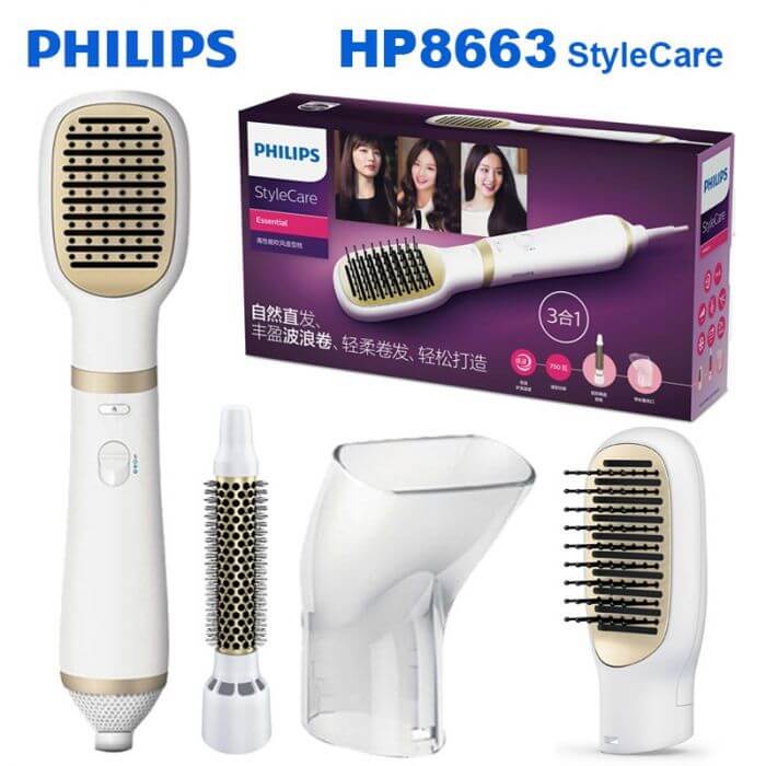 PHILIPS 800W ESSENTIAL CARE IONIC HAIR STYLER PACK