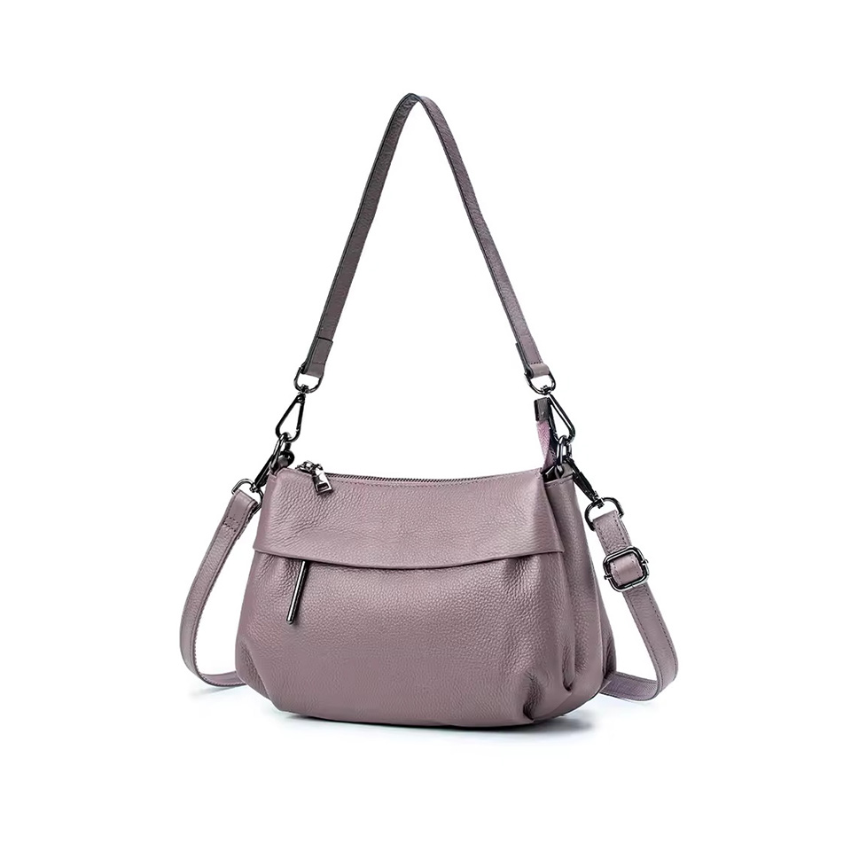 Woman Quality Soft Bag Ladies Cow Genuine Leather Shoulder Bags for Women Casual Handbags Female Messenger Bags Versatile
